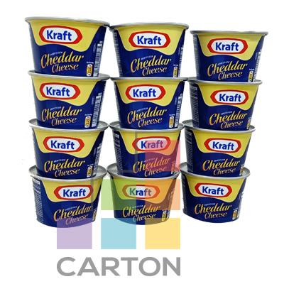 KRAFT CHEDDAR CHEESE -6*190GM
